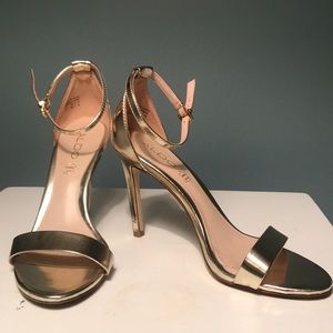 Gold heels